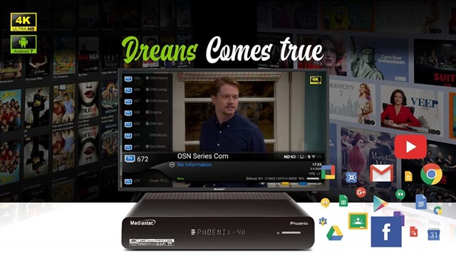 Mediastar Phoenix Satellite & Android 4K UHD Receiver Review