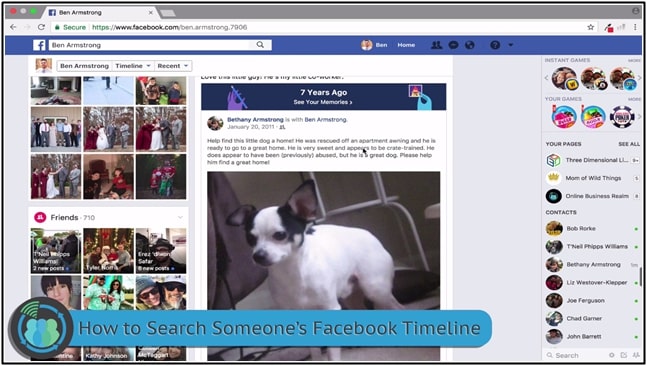 How To See Someone's Facebook Timeline - SatSTB