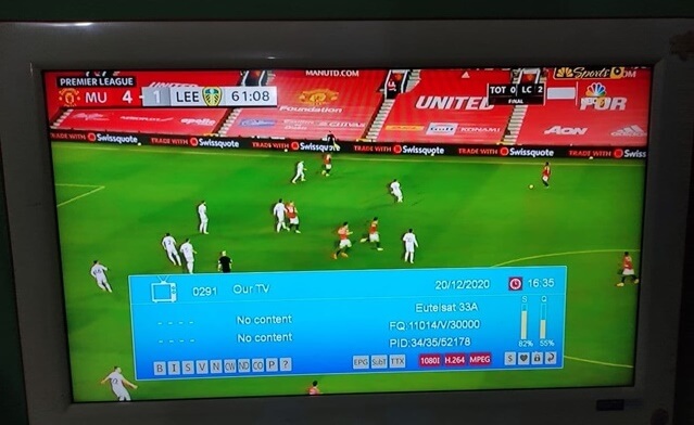 Our TV On Intelsat 28 at 32.9E