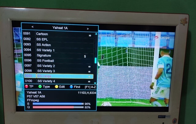 Variety Sport On Belintersat 51.5E