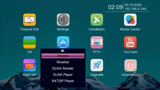 SAT2IP Features on Dontel decoder