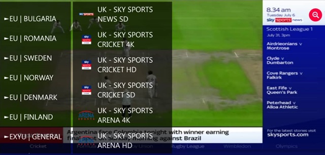 Extra IPTV App