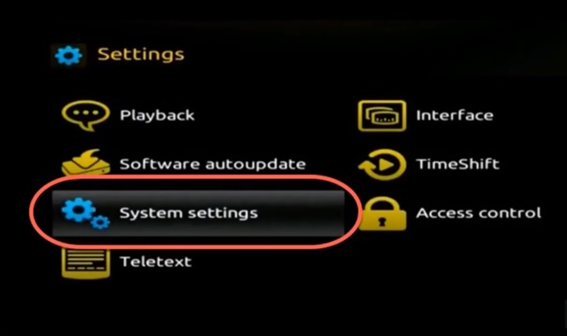 System Settings