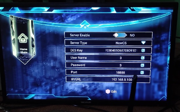 Forever Server Pro in Ghost 2 4K Android Receiver