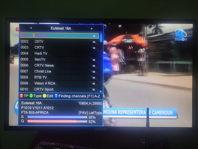 CRTV Sport On Eutelsat 16A At 16.0E