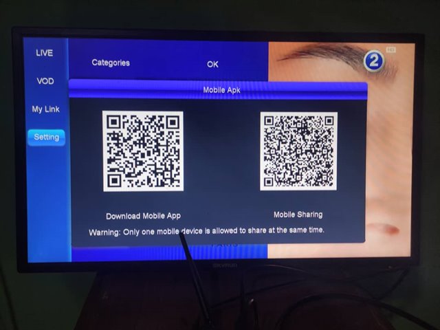 How To Link Apollo5 IPTV On Satellite Receiver With Android Phone