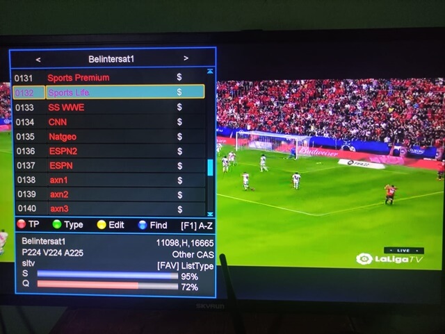 Belintersat 1 at °e: Frequency And Channels List - SatSTB Belintersat 1 at °e: Frequency And Channels List - SatSTB