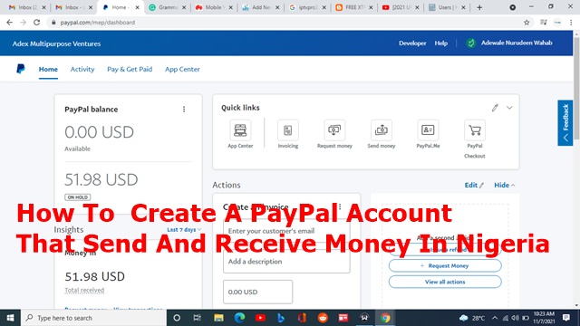 How To Create A PayPal Account In Nigeria