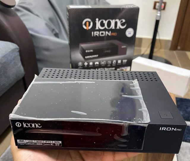 Icone Iron Pro 4K Android And Satellite Receiver