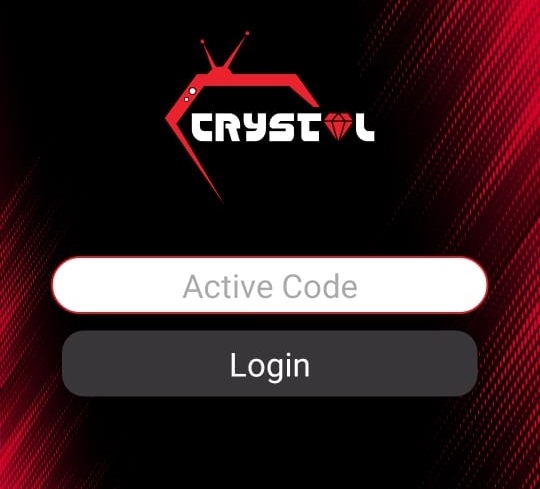 Crystal OTT IPTV Active Code App