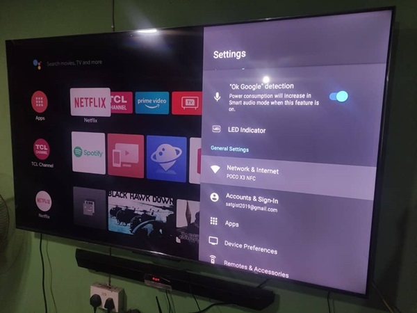 How To Connect TCL Q6 Series Android TV To Wi-Fi And Ethernet