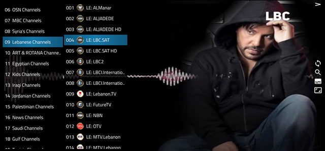 Arabs and Lebanese IPTV` contents