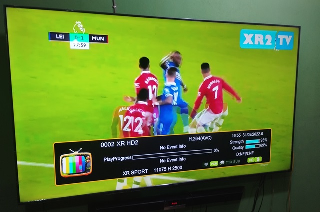 XR TV Sport Frequency and satelllite