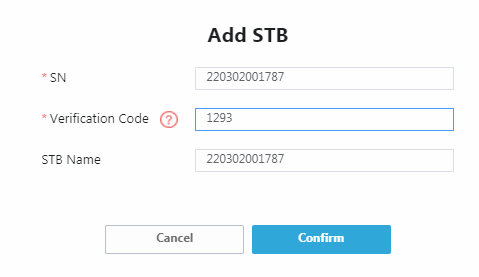 Linking STB with metamango cloud services