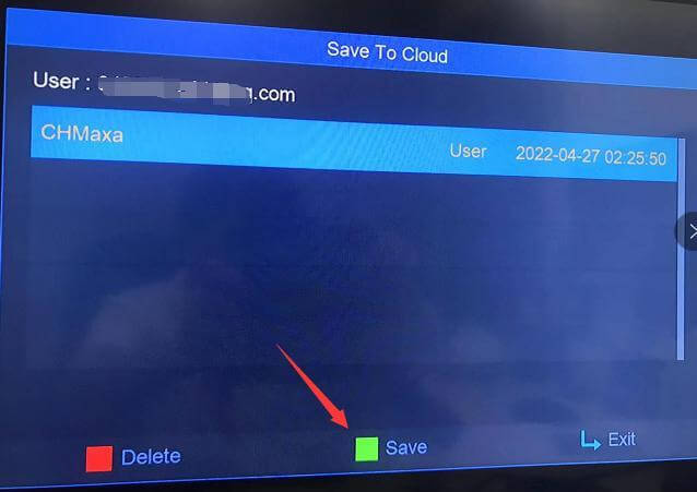 Saved To Cloud ChMax and Metamango settings