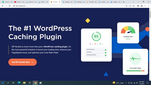 WP Rocket Caching Plugin
