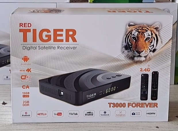 Tiger T3000 4K Android and Satellite Receiver