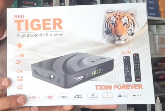 Tiger T3000 4K Android and Satellite Receiver